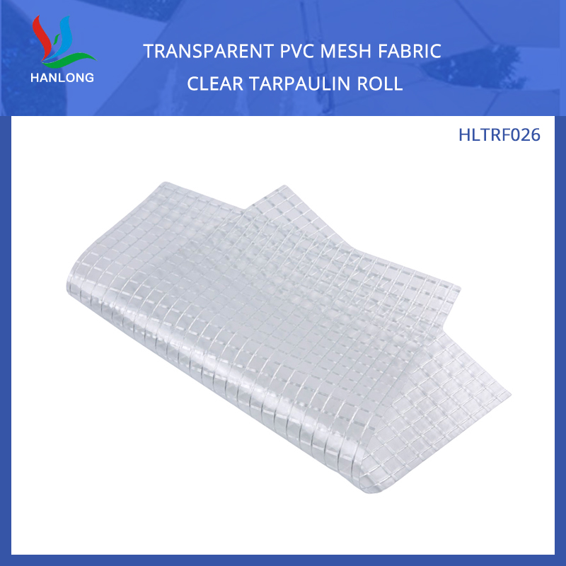 440G 1000Dx1000D 3x3 透明PVC网布防水布卷