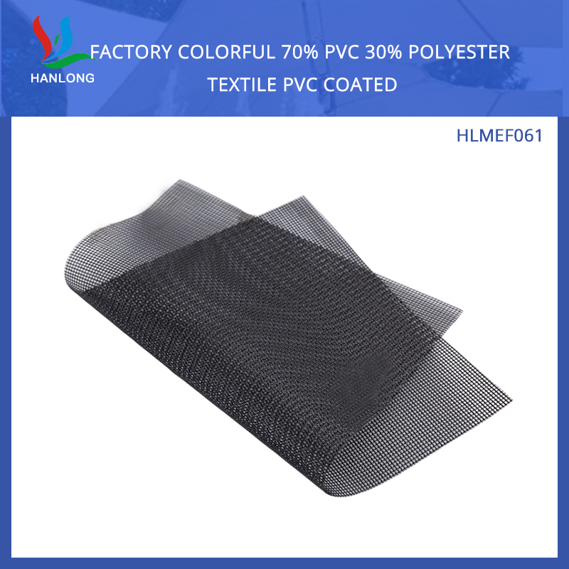 500DX500D 18X18 260G 工厂彩色 70% PVC 30% 聚酯纤维 网格布